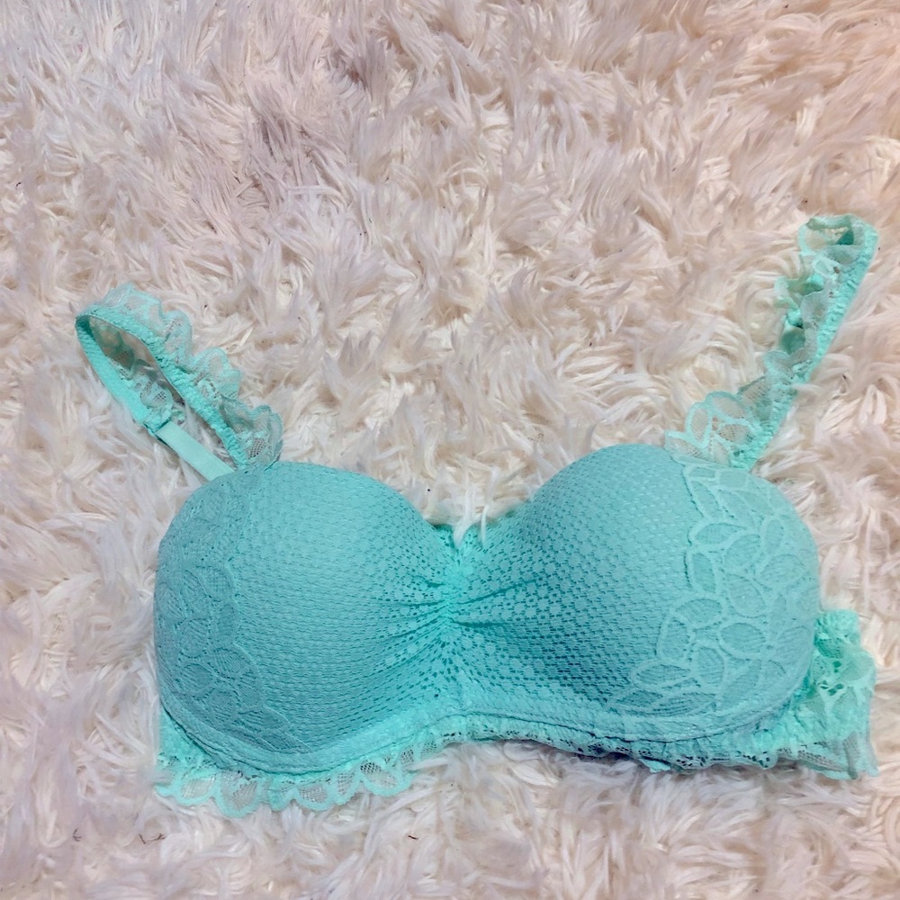 Aerie Lace Bralette Teal
